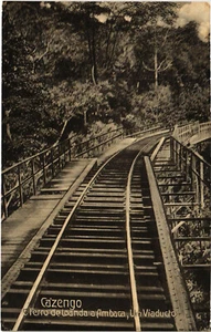 PC CPA ANGOLA / PORTUGAL, CAZENGO, FERRO DE LOANDA, alte Postkarte (b21615) - Bild 1 von 2