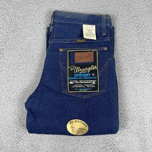 VTG Deadstock Wrangler Jeans Womens 26x31 Blue Western Bootcut Flare 80s Raw NWT - Picture 1 of 16