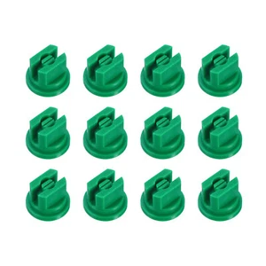 12 Pack Flat Fan Spray Tip, 110 Degree Plastic Spray Nozzle Tips [Green] - Picture 1 of 5