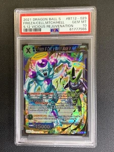 Dragon Ball Super Freezer & Cell, a Match Made in Hell BT12-029 SPR PSA 10 Raro - Imagen 1 de 2