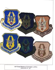 PATCH USAF AIR FORCE RESERVE COMMAND SET MIT 6 ROBINS AFB P23 - Bild 1 von 1