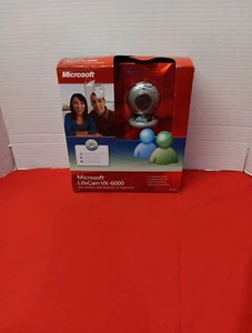 Microsoft Lifecam webcam VX-6000 HD Wide Angle Lens 3x Digital Zoom - Picture 1 of 15
