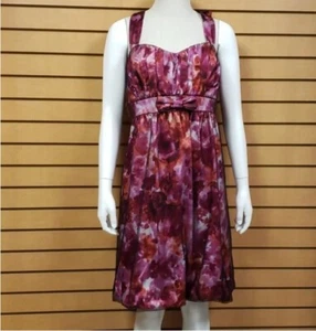 Torrid Plus Size 16 Halter Dress Bow Sleeveless Knee Length Backless - Picture 1 of 9