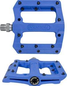 Fyxation Mesa MP Pedals - Platform, Composite/Plastic, 9/16", Blue - Picture 1 of 1