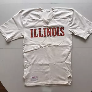 Vintage University of Illinois Football Jersey Rawlings Made in USA Size Medium - Picture 1 of 9