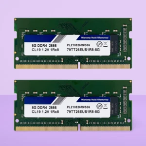 16GB KIT (2x8GB) DDR4 2666MHz PC4-21300 Unbuffered ECC UDIMM 1.2V CL19 RAM - Picture 1 of 1