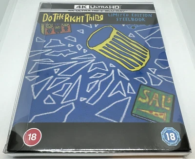 Do The Right Thing 4K Ultra HD + Blu-ray Disc Limited Edition Steelbook New - Image 1 of 3
