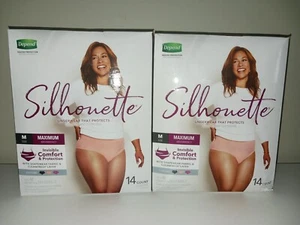 Depend Silhouette MEDIUM 14 Count BUNDLE OF 2 - Picture 1 of 1
