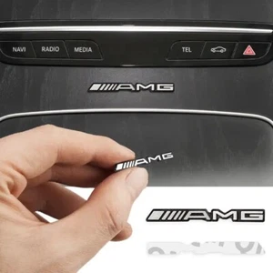 AMG Decal 3d metal Aluminum Headstock Restoration Sticker Logo m103-1 - Picture 1 of 9