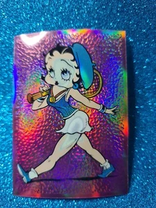 BETTY BOOP🏆1996 Chromium #6 CHROME STICKER Card🏆FREE POST - Photo 1/2