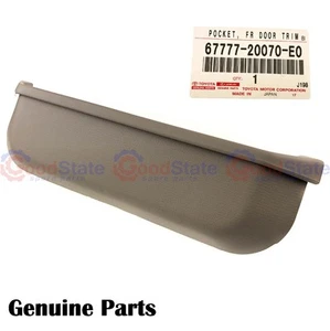 Genuine LandCruiser 79 78 76 75 70 Series Front RH LH Door Trim Map Pocket Beige - Picture 1 of 9