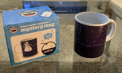 Taza Muñeco de Nieve Meltin' de Bigmouth 12 OZ Magic Melting Antes de Cambios de Efecto Después Foto 1 de 4