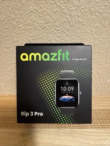Amazfit Bip 3 A2172 Black 1.69" Large Color Display Bluetooth Smartwatch - Picture 1 of 4