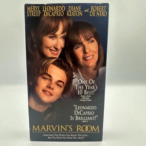 Marvins Room VHS Movie 1997 Meryl Streep Leonardo DiCaprio Diane Keaton PG-13 - Picture 1 of 3