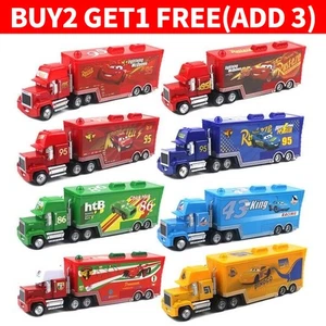 Disney Pixar Cars Toy Mack Lightning McQueen King Cruz Container Hauler Truck - Imagen 1 de 47