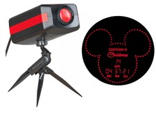 Disney Christmas Magic Holiday Mickey Mouse Christmas Countdown Projector - NEW