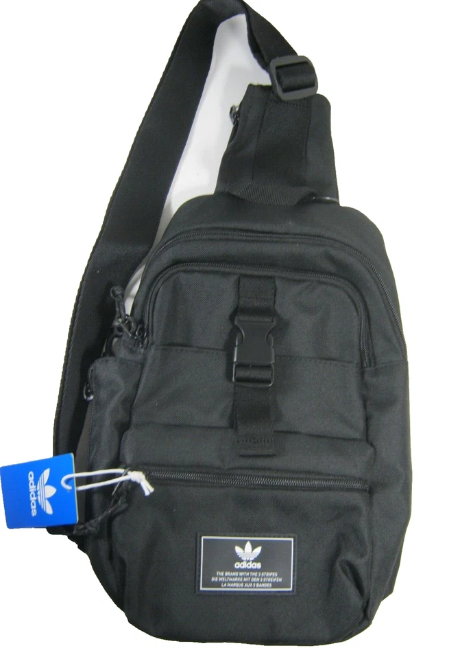 Adidas GC3180 Utility 3.0 Sling Bag Black Unisex Shoulder Bag Crossbody