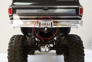 Functional Trailer Hitch with Tow Ball For Traxxas TRX4 K10 High Trail 1/10Scale - Picture 1 of 5