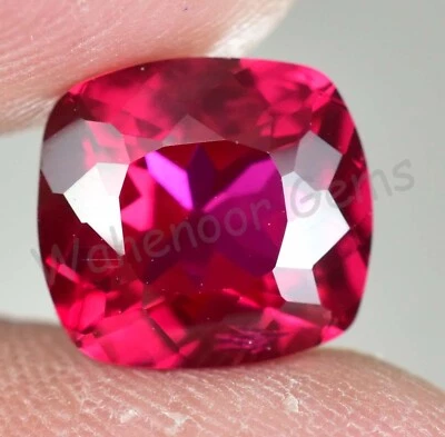 Natural Pyrope Garnet 5.75 Ct Cushion AGL Certified Mozambique Loose Gemstone - Image 1 of 4