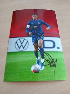 Foto firmada Jeanuel Belocian Francia Bayer Leverkusen NUEVO - Imagen 1 de 1
