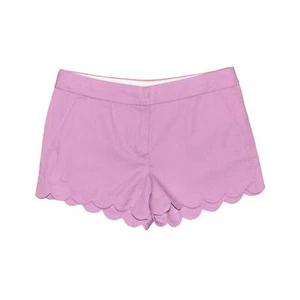 CREWCUTS NEW $40 Scallop Hem Flat Front Short Bright Lilac Girl's 12 - Picture 1 of 3