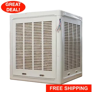 Swamp Evaporative Cooler Whole Home Fan 3800 CFM Commercial Down-Draft Roof NEW - Picture 1 of 24