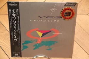 Yes: 9012 Live 1985 Laserdisc LD NTSC JAPAN OBI Live Concert YES - Photo 1/1