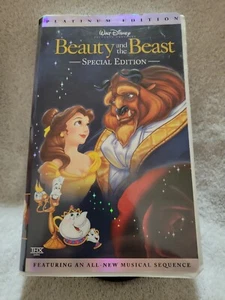 Beauty and the Beast (VHS, 2002, Platinum Edition) - Picture 1 of 3