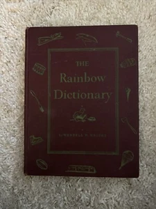 The Rainbow Dictionary by Wendell Wright (HC, 1948) Color illustrated - Picture 1 of 9