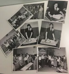 8 Vintage 1957 Schule Lehrer Ruhestand Fotos 8x10 Lorena Smith Akron Ohio 50er - Bild 1 von 12