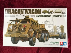 Tamiya Models Dragon Wagon 40 Ton Tank Transporter Dragon Wagon Green TM35230 - Picture 1 of 17