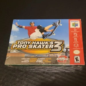 Tony Hawk's Pro Skater 3 Video Game Nintendo 64 New In Box Sealed N64 Free Ship - Picture 1 of 20