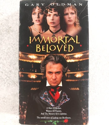 Immortal Beloved VHS VCR Video Tape Beethoven Romance Starring Gary Oldman - Image 1 of 3