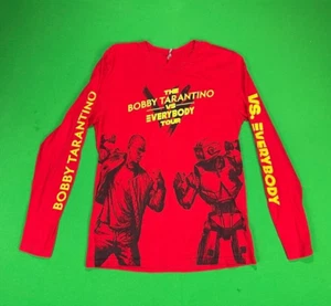 Bobby Tarantino Vs Everybody Tour Long Sleeve Men’s T-Shirt Small (?) Red Logic - Picture 1 of 14