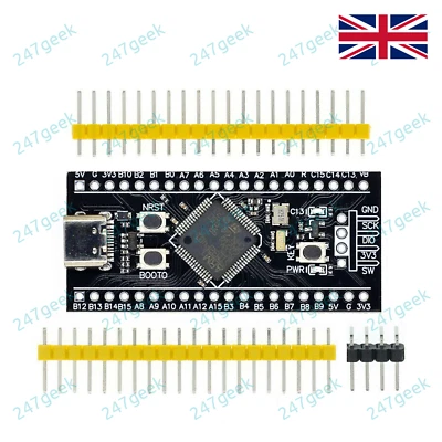 STMICROELECTRONICS 🇬🇧 STM32F401 84MHZ 256K Black Pill STM32 ARM Board better than Blue STM32F103