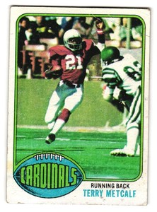 1976 Topps Football Terry Metcalf