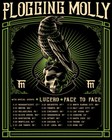 FLOGGING MOLLY / LUCERO / FACE TO FACE "NORTH AMERICAN TOUR 2019" CONCERT POSTER