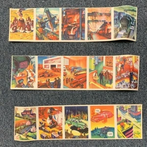 1952 Coca-Cola Steel Lithograph Cards Series 1-10 & 16-20 - Picture 1 of 9