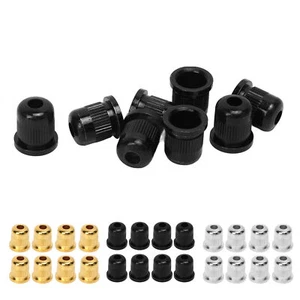 8PCS Guitar String Ferrule Alloy Compact Bass Through Body Buckle For Replac GDM - Picture 1 of 21