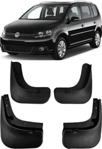 Genuine Front & Rear Molded Splash Guards Mud Flaps FOR 2011-2015 VW Touran - Picture 1 of 9
