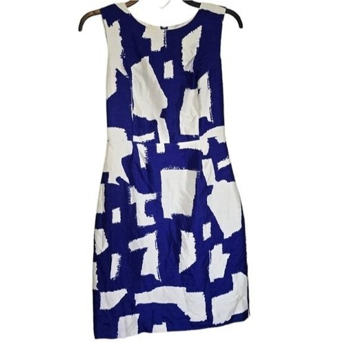 Abito da cocktail Kate Spade misto seta stampa astratta taglia 2