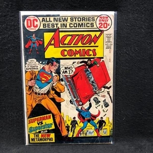 Action Comics #414 julio 1972 DC Comics Superman vs. Superstar y nuevo Metamorpho - Imagen 1 de 7