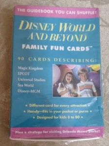 Vintage Disney World and Beyond Family Fun Cards - 90 card Set Ulysses Press) - Picture 1 of 2
