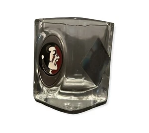 Florida State Seminoles Square Clear Shot Glass Fine Pewter Vintage 2001 NCAA - Bild 1 von 9
