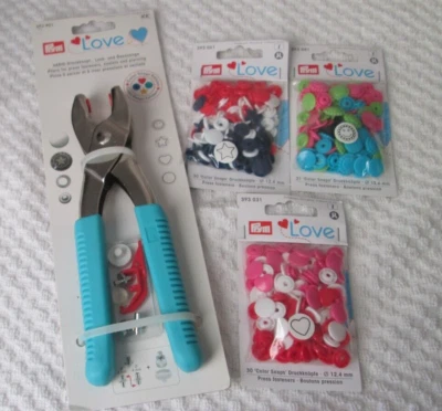 New Prym Pliers (Colour Snaps Edition) for Press Fastners + 3 Pks Fastners - Image 1 of 4
