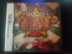 Texas Hold' Em Poker gioco Nintendo DS con custodia e manuale originali - Foto 1 di 3