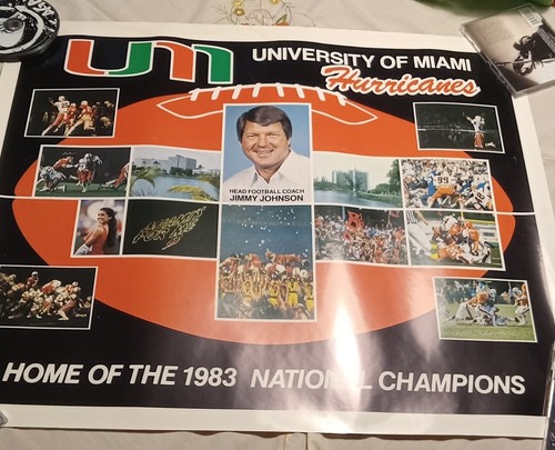 MIAMI HURRICANES 1983 NATIONAL CHAMPIONS visual data 5