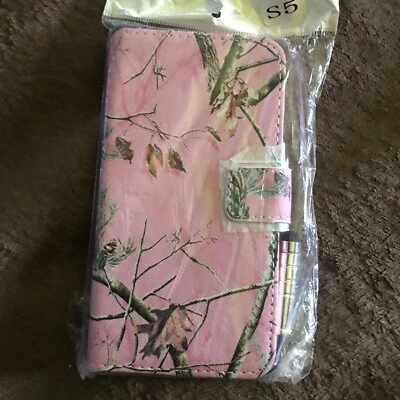 Funda Para Samsung Galaxy S5 Cuero Billetera Libro Teléfono Cubierta Foto 1 de 3