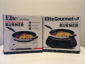 2 x Elite elektrische Einzelherdplatte - Bild 1 von 6