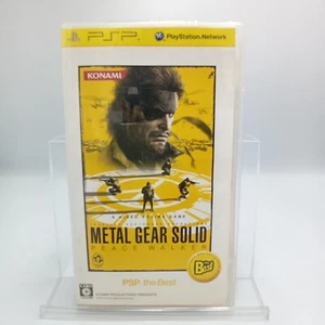 Metal Gear Solid Peace Walker Best Sony PSP Authentic Japanese CIB Complete - Picture 1 of 6